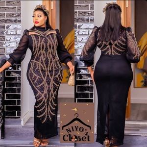 Turkey Maxi long sleeves luxury dress